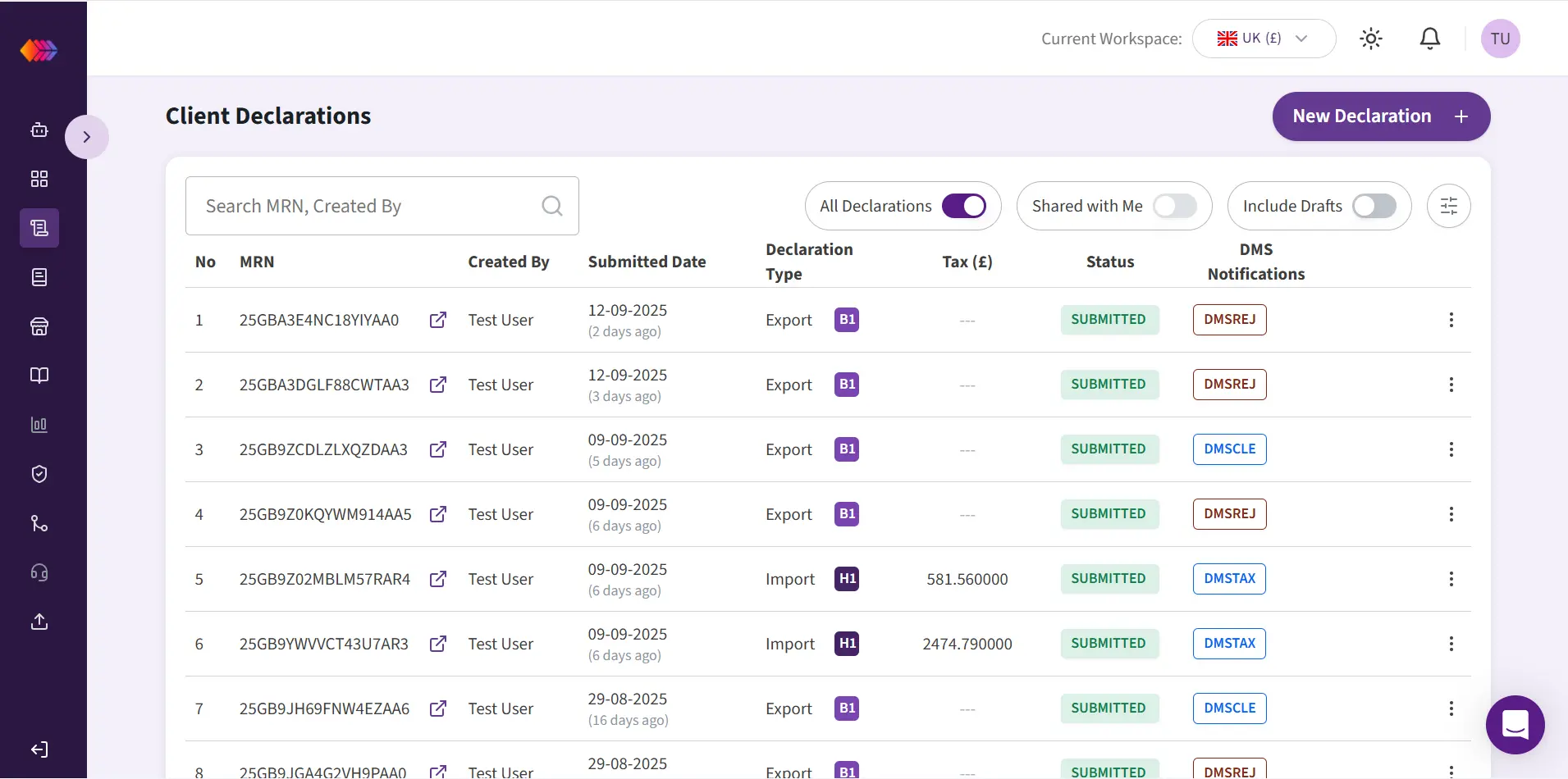 Broker Dashboard